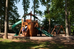 Burlington-Private-Elementary-School-Students-Climbing-Ladder-on-Playground-